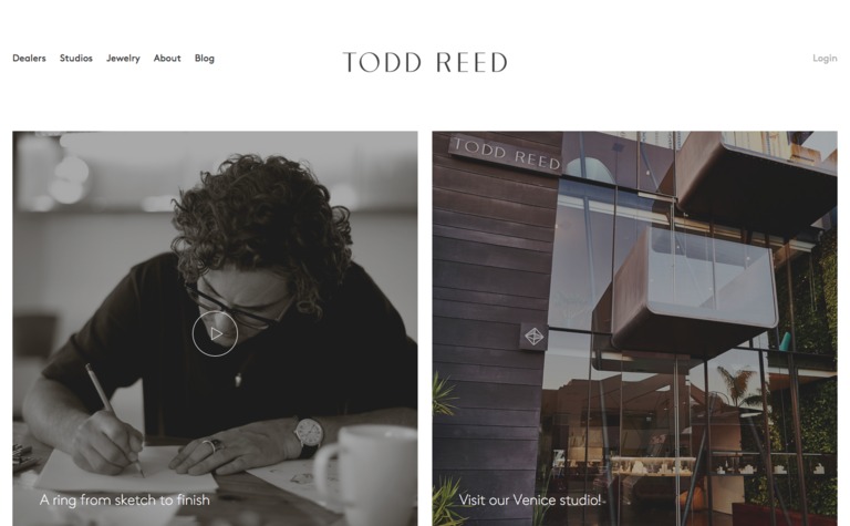 Web Design Inspiration - Todd Reed