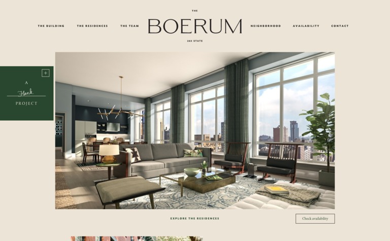 Web Design Inspiration - Boerum
