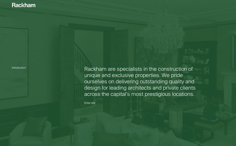 Web Design Inspiration - Rackham Construction