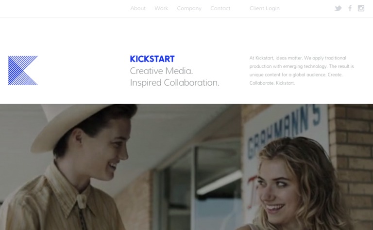 Web Design Inspiration - Kickstart