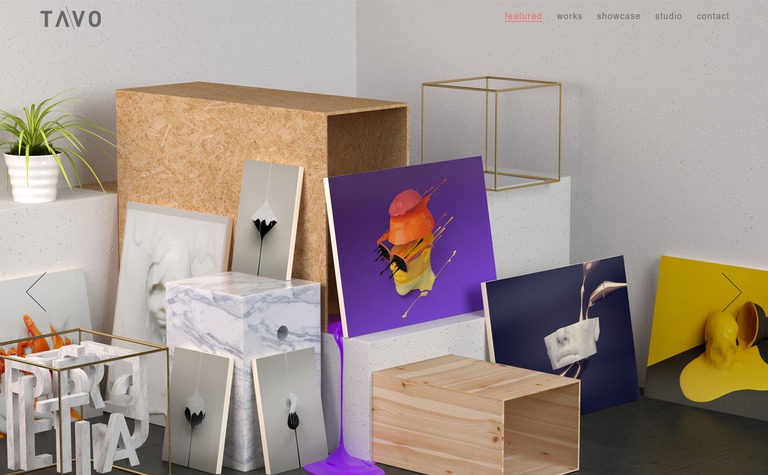 Web Design Inspiration - Tavo