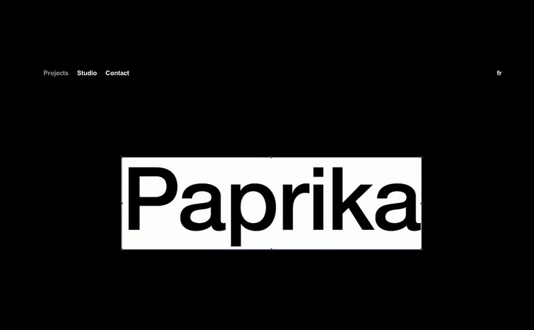 Web Design Inspiration - Paprika