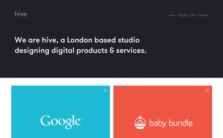 Web Design Inspiration - Hive