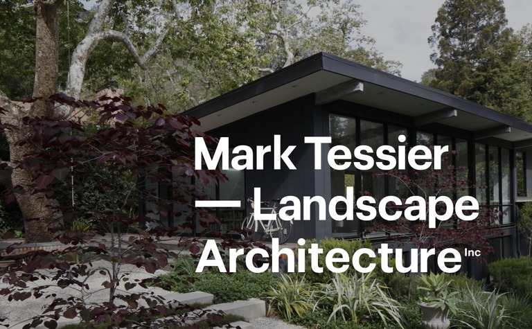 Web Design Inspiration - Mark Tessier Landscape Architecture