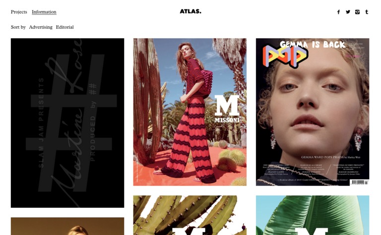 Web Design Inspiration - Atlas