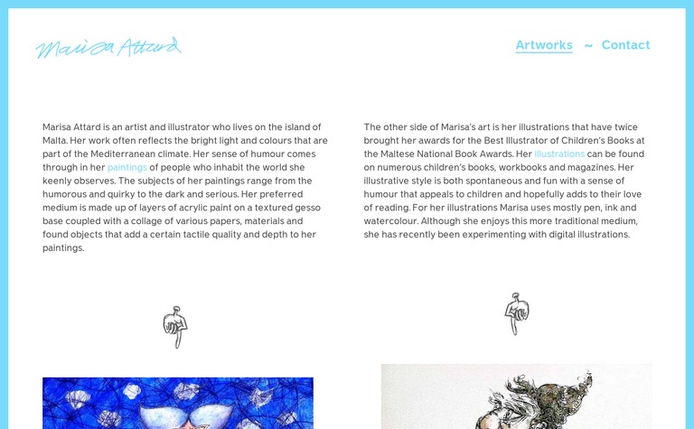 Web Design Inspiration - Marisa Attard
