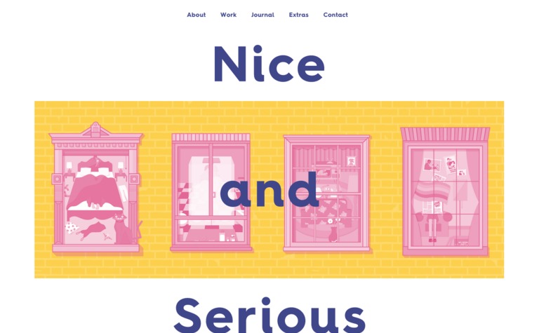 Web Design Inspiration - Nice and Serious