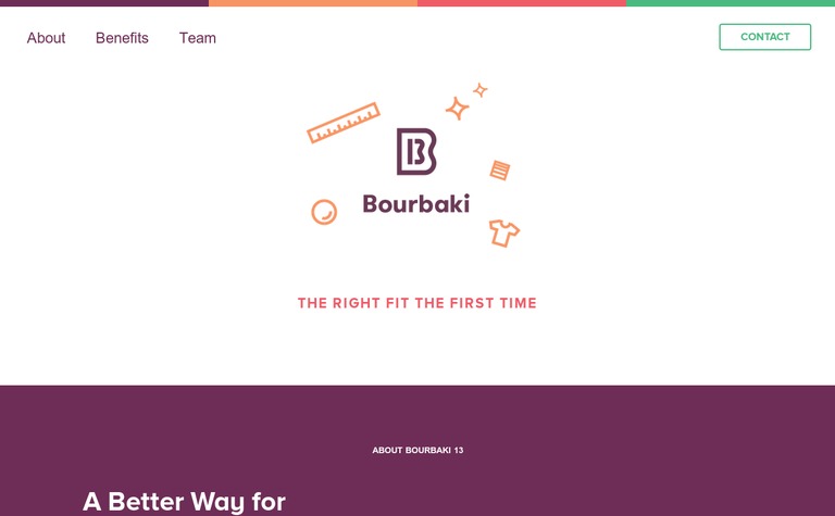 Web Design Inspiration - Bourbaki 13