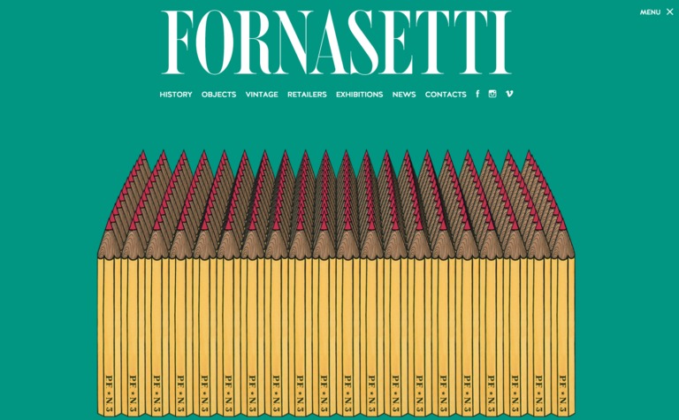 Web Design Inspiration - Fornasetti