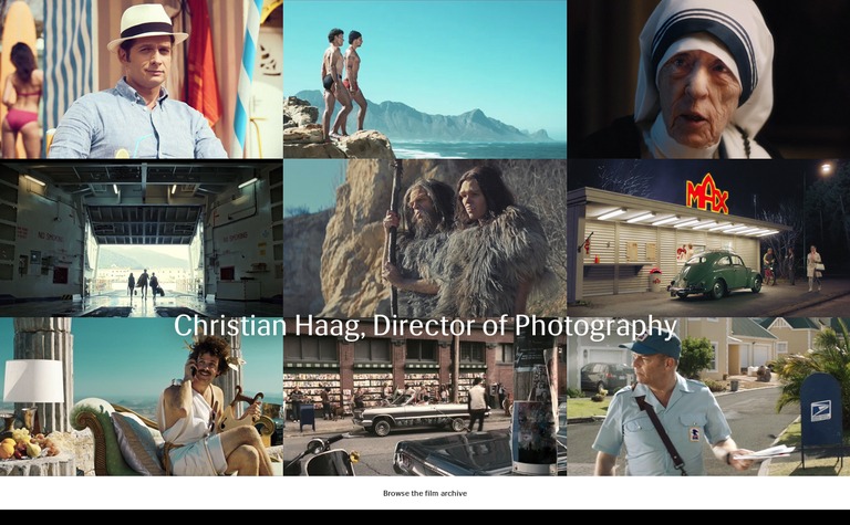 Web Design Inspiration - Christian Haag