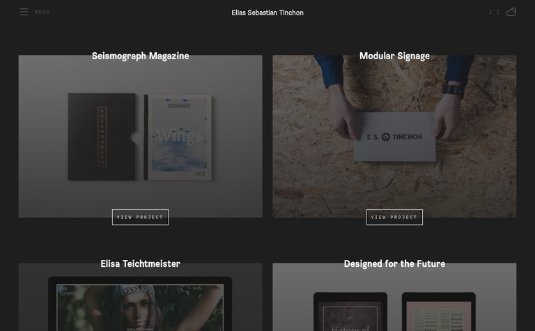 Web Design Inspiration - Elias Sebastian Tinchon