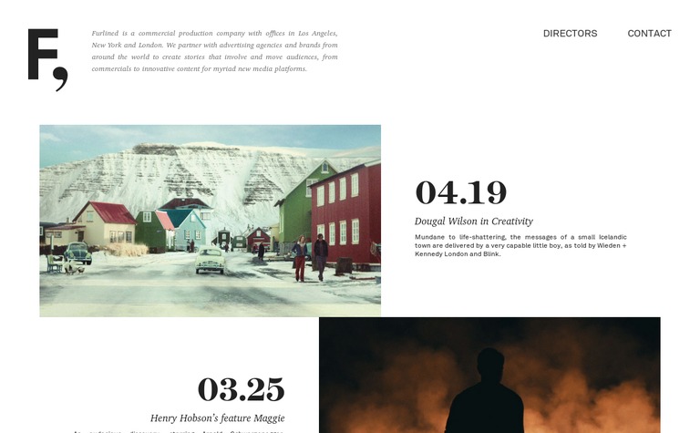 Web Design Inspiration - Furlined