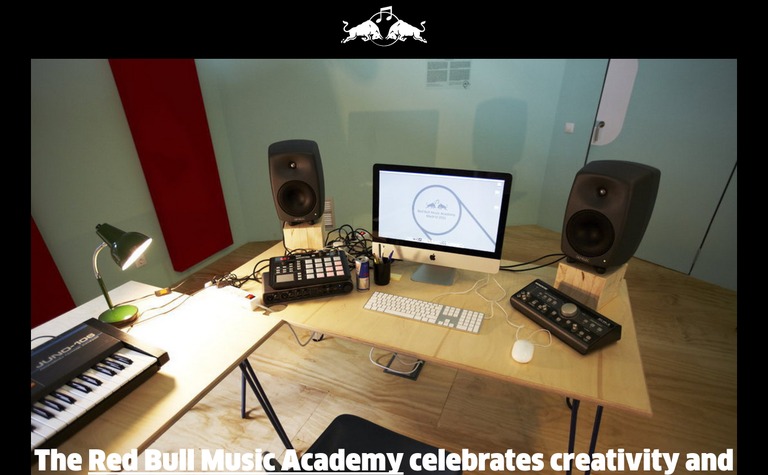 Web Design Inspiration - Red Bull Music Academy