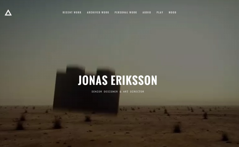 Web Design Inspiration - Jonas Eriksson