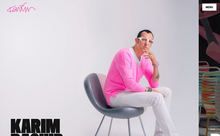 Web Design Inspiration - Karim Rashid