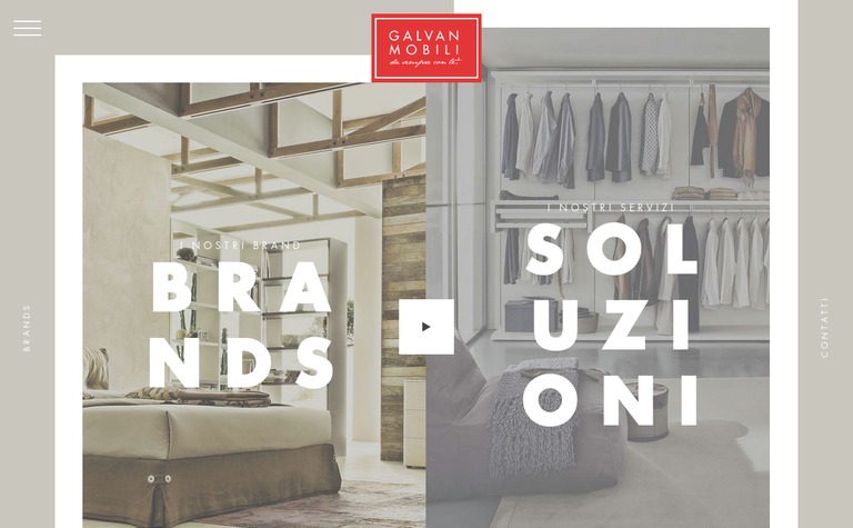 Web Design Inspiration - Galvan Mobili