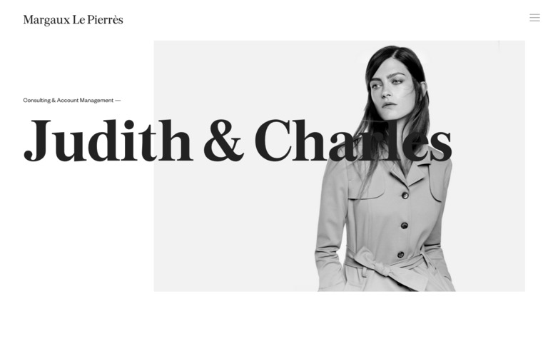 Web Design Inspiration - Margaux Le Pierrès