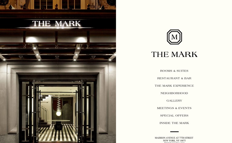 Web Design Inspiration - The Mark Hotel