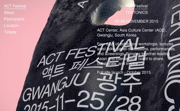 Web Design Inspiration - ACT Festival