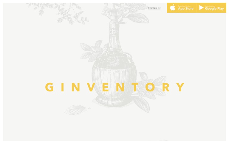 Web Design Inspiration - Ginventory