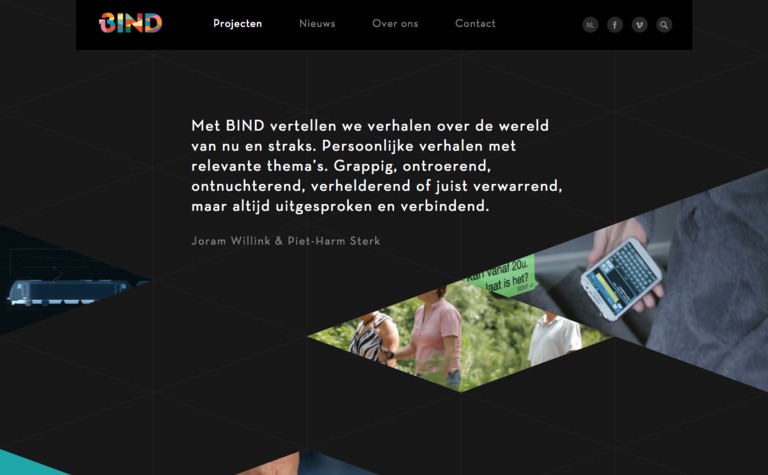 Web Design Inspiration - BIND