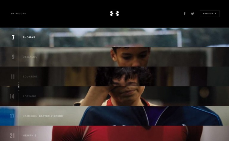 Web Design Inspiration - Slay Your Next Giant — Under Armour