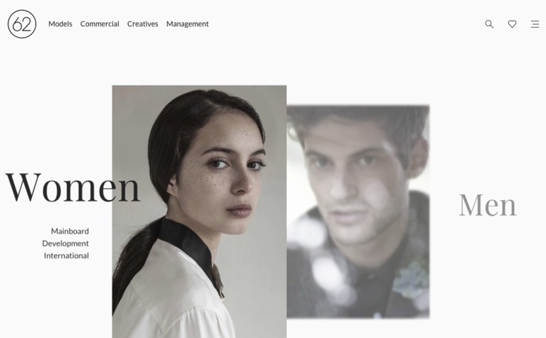 Web Design Inspiration - 62 Models