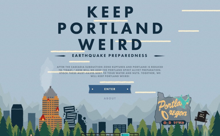 Web Design Inspiration - Keep Portland Weird