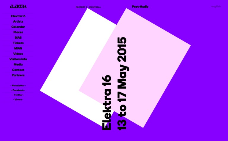 Web Design Inspiration - Elektra 16