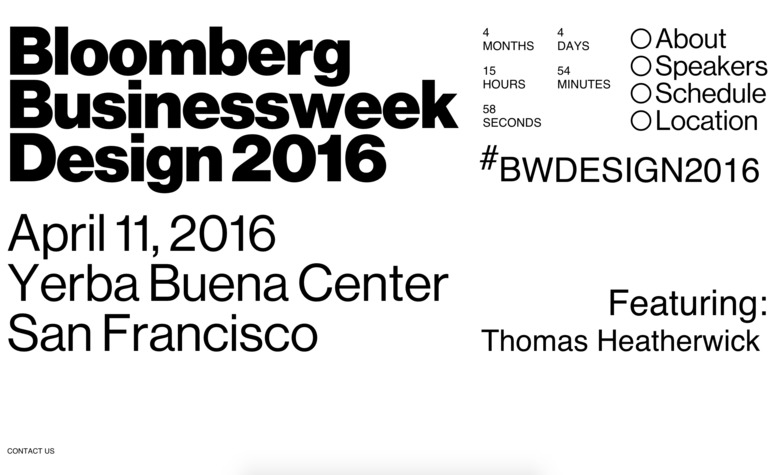 Web Design Inspiration - Bloomberg Businessweek Design 2016