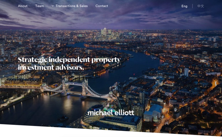 Web Design Inspiration - Michael Elliot