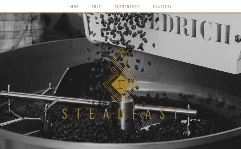 Web Design Inspiration - Steadfast Coffee