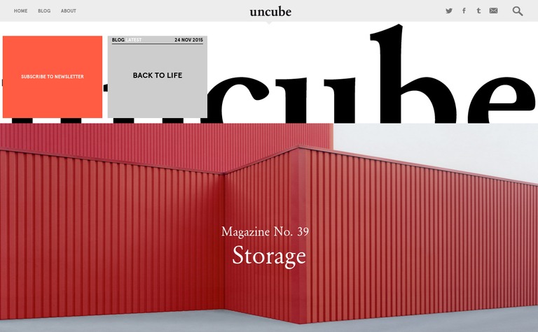 Web Design Inspiration - Uncube