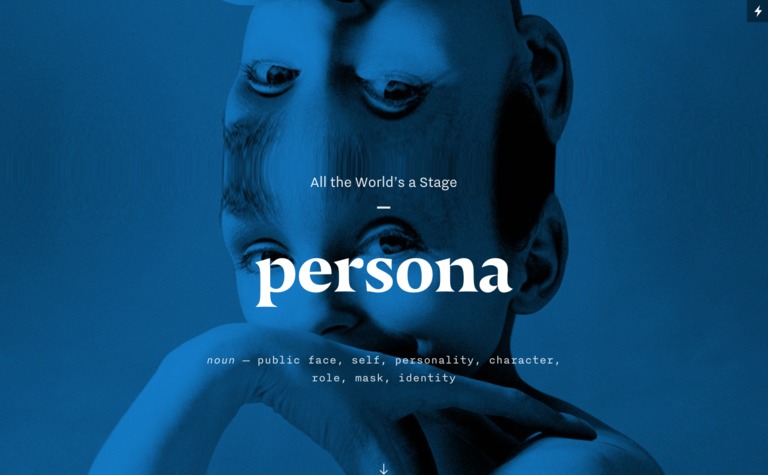 Web Design Inspiration - Persona