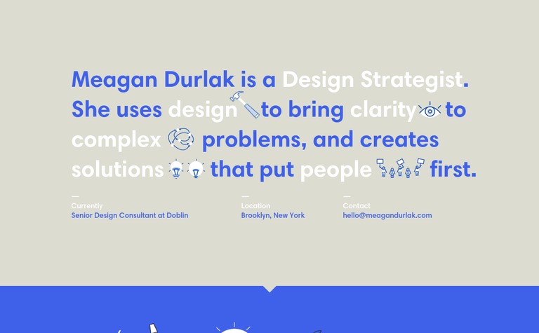 Web Design Inspiration - Meagan Durlak