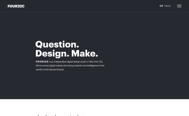 Web Design Inspiration - FOUR32C