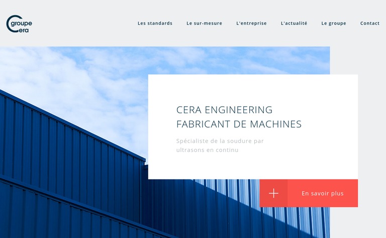 Web Design Inspiration - Cera