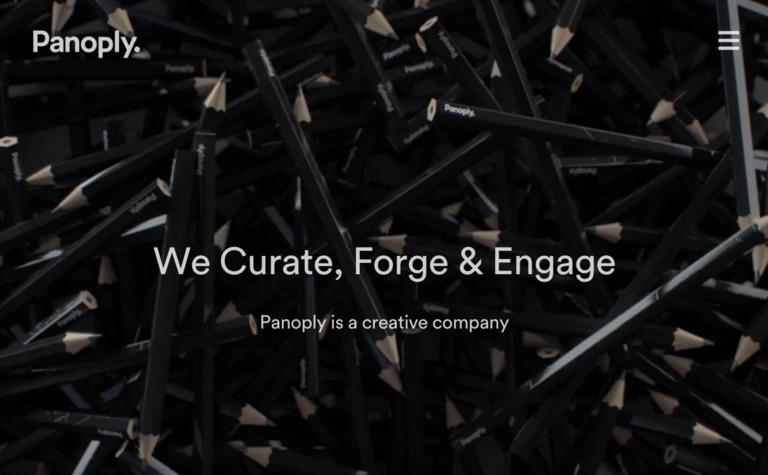 Web Design Inspiration - Panoply