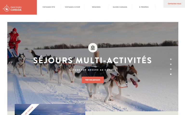 Web Design Inspiration - Autotours au Canada