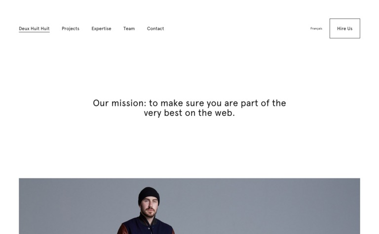 Web Design Inspiration - Deux Huit Huit