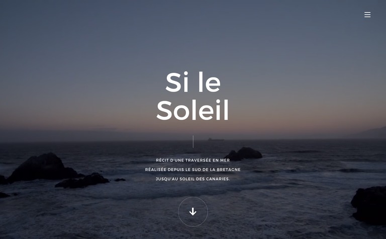 Web Design Inspiration - Si Le Soleil