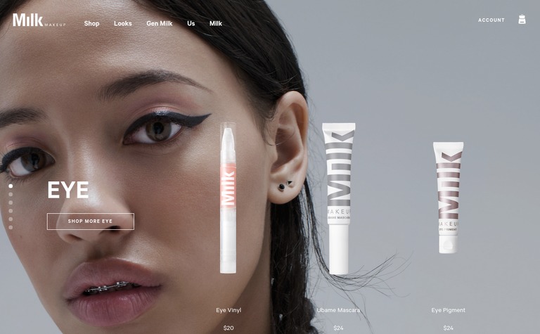 Web Design Inspiration - Milk Makeup