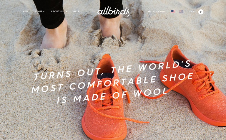 Web Design Inspiration - Allbirds