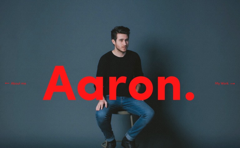 Web Design Inspiration - Aaron Porter