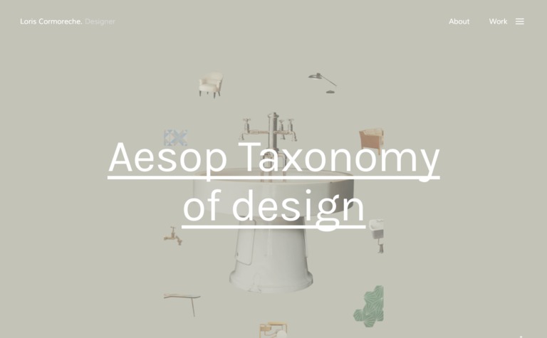 Web Design Inspiration - Loris Cormoreche