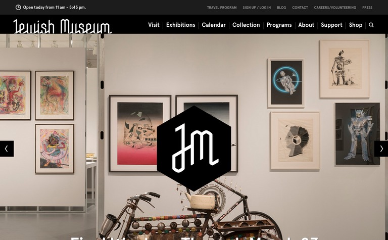 Web Design Inspiration - The Jewish Museum