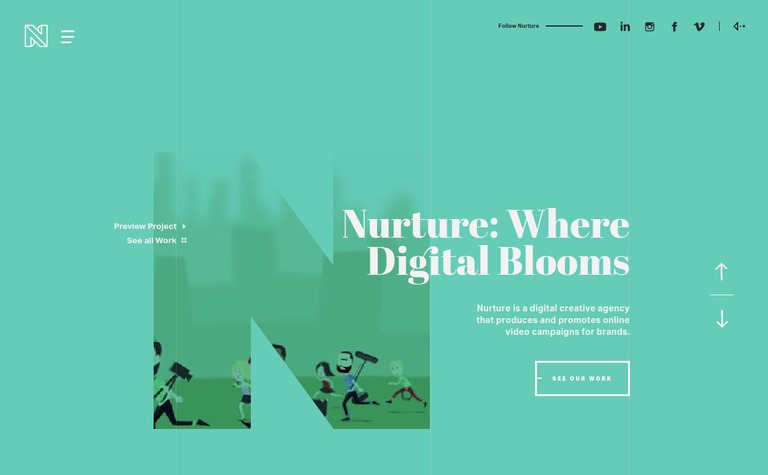 Web Design Inspiration - Nurture Digital