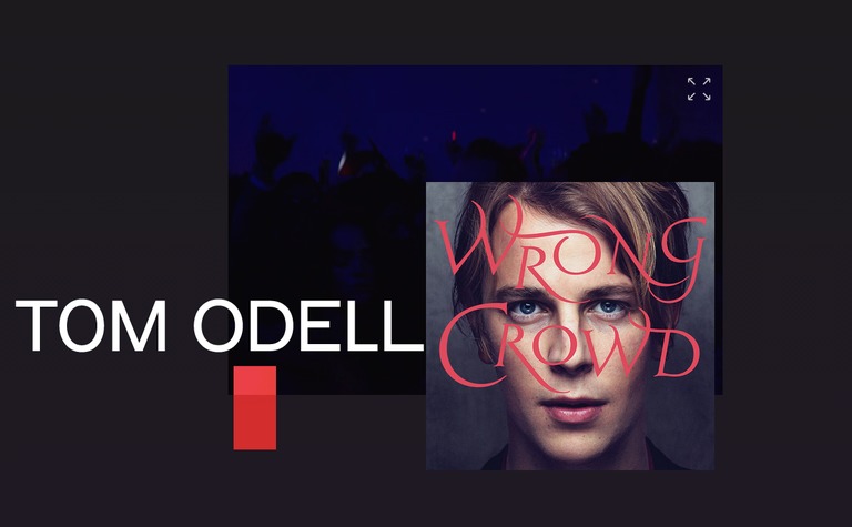 Web Design Inspiration - Tom Odell