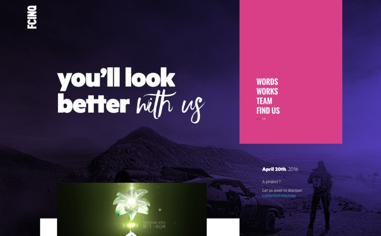 Web Design Inspiration - FCINQ