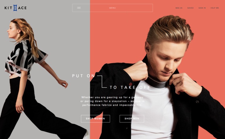 Web Design Inspiration - Kit and Ace